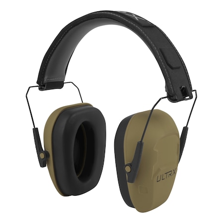 Ultrx Shield Passive Earmuff, FDE 4106